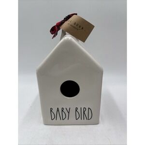 RAE DUNN Artisan Collection By Magenta Ceramic Bird House "BABY BIRD", EUC